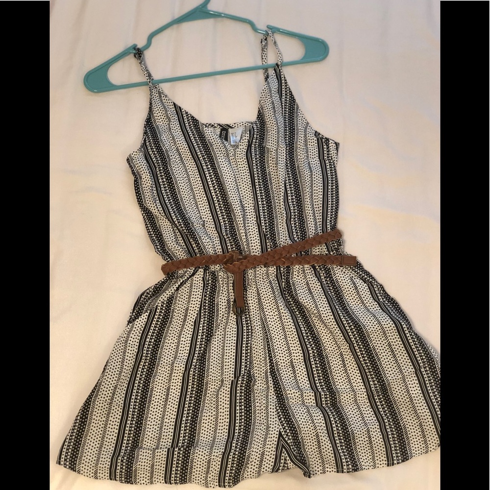 Aztec print ROMPER with pockets for summer